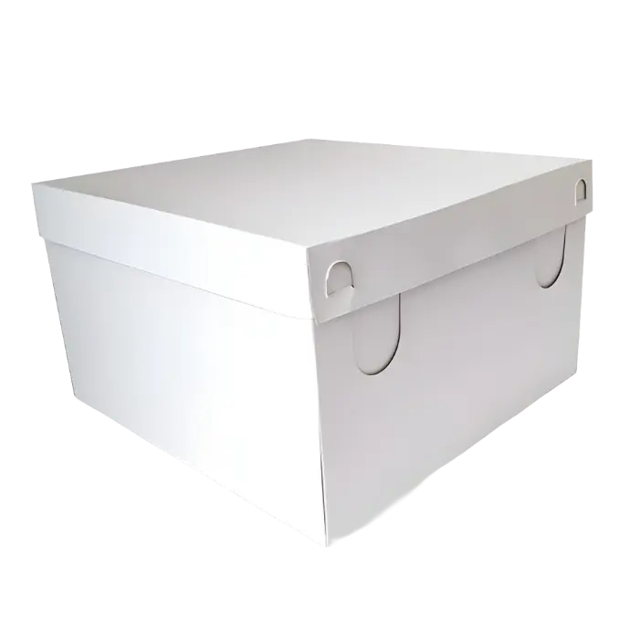 CAJA DE TORTA FOLDCOTE 25X25X15